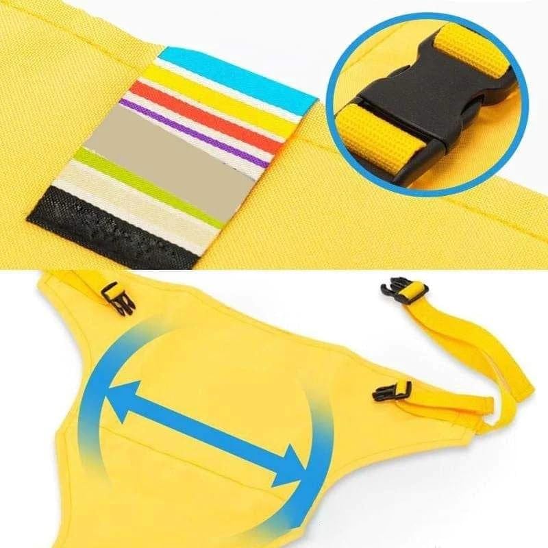 حزام تثبيت الاطفال علي الكرسي - أصفر