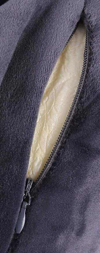 Foam Neck Travel Pillow - Dark Grey