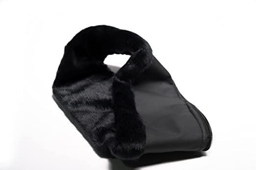 خوذة موتوسيكل مع غطاء رقبة - اسود/ازرق - MC010