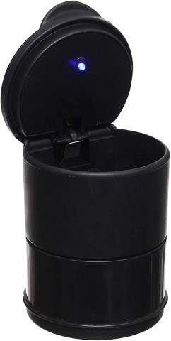 طفاية كوب بنور للعربية - أسود