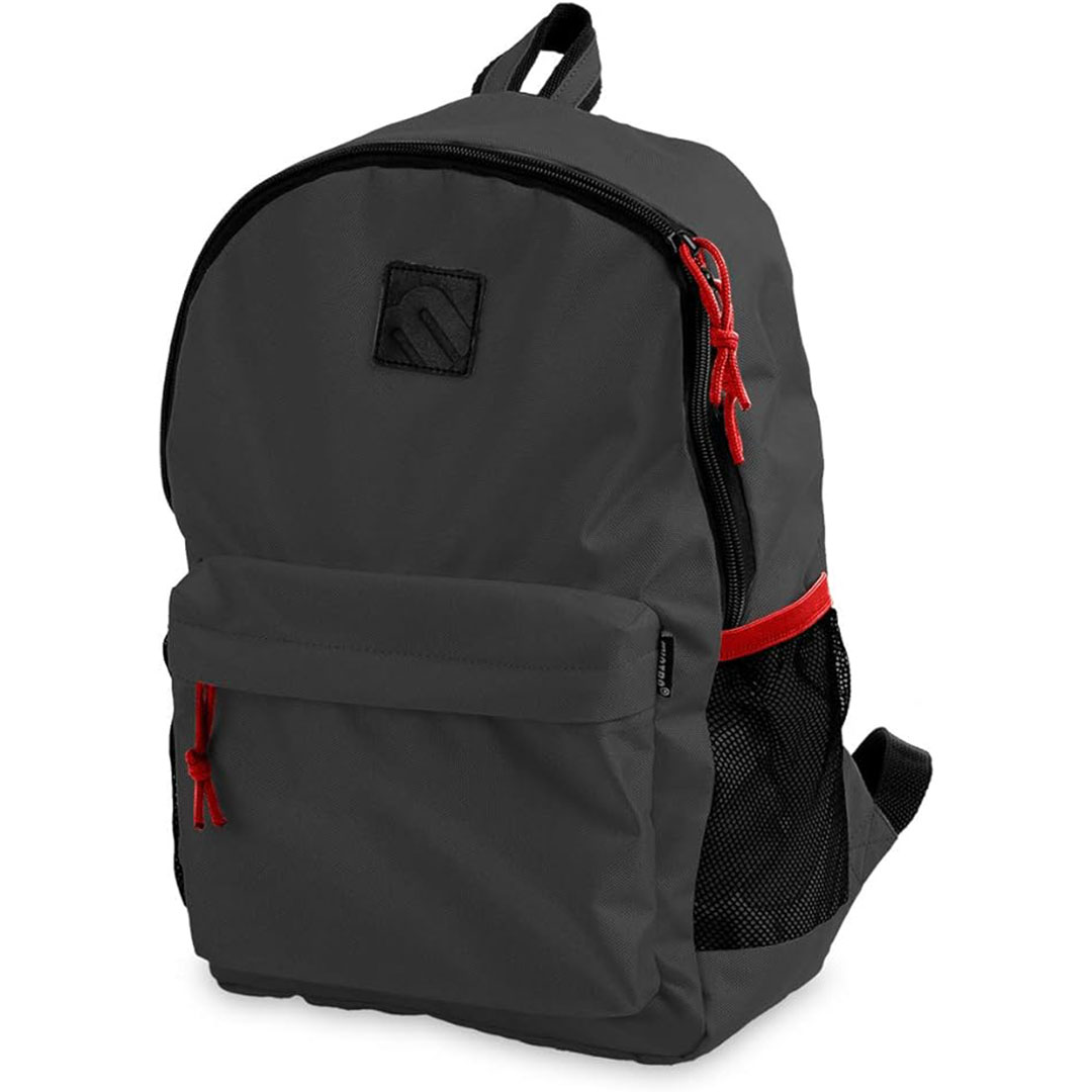 شنطة ظهر مدرسية للجنسين - 20 لتر - أسود