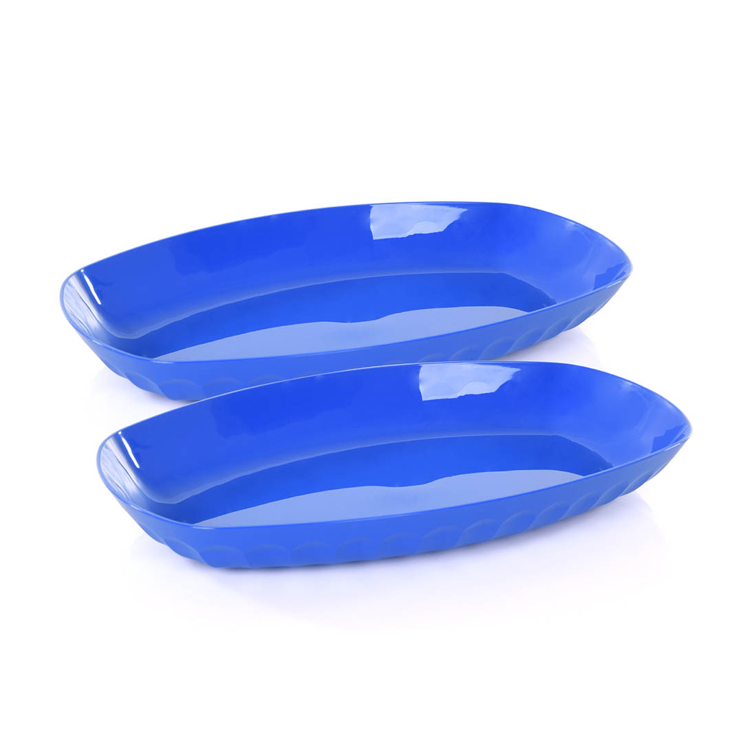 صينية بيضاوي ضد الكسر - 12 بوصة