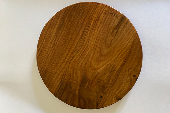 صينية خشب دوارة