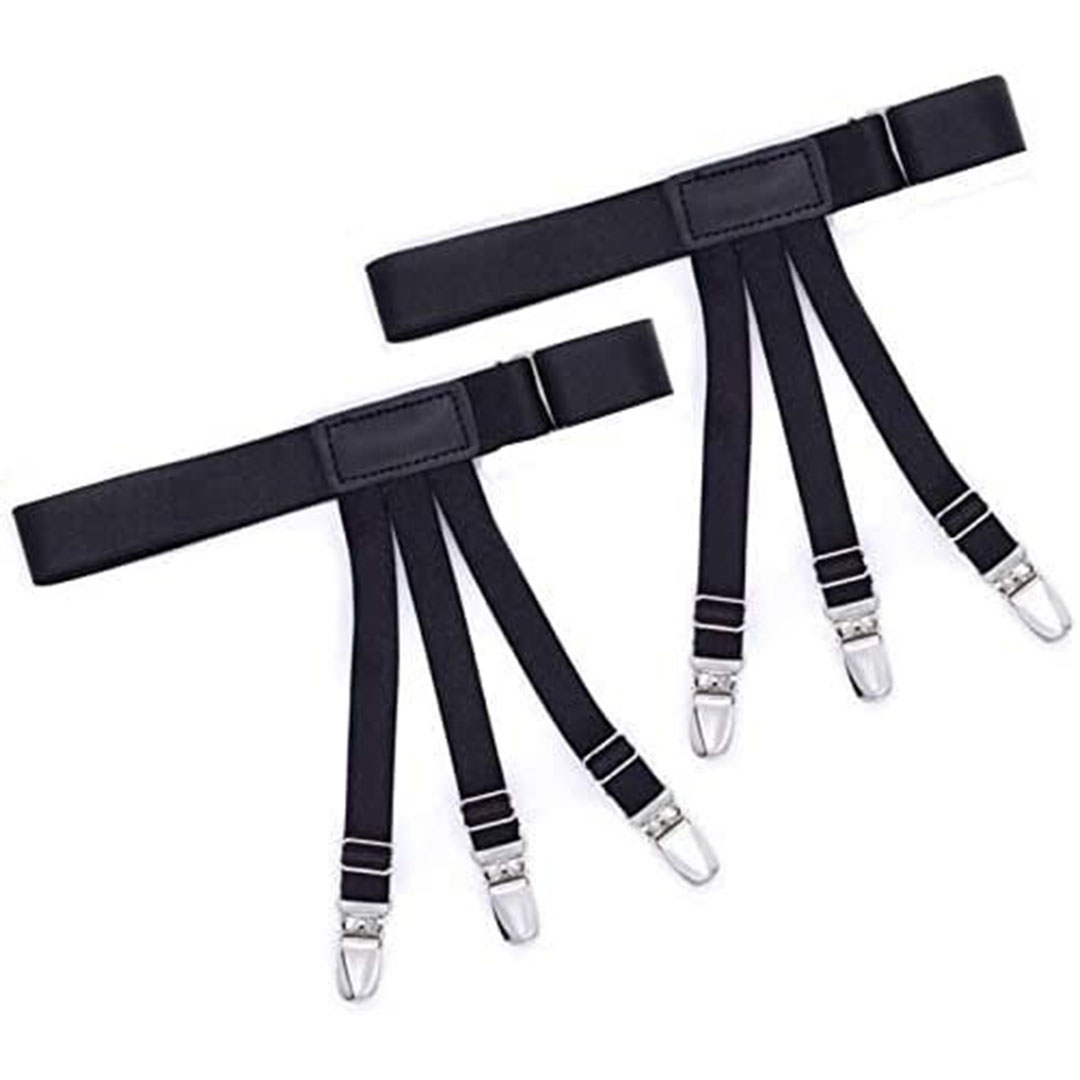 مشد قميص رجالي - أسود