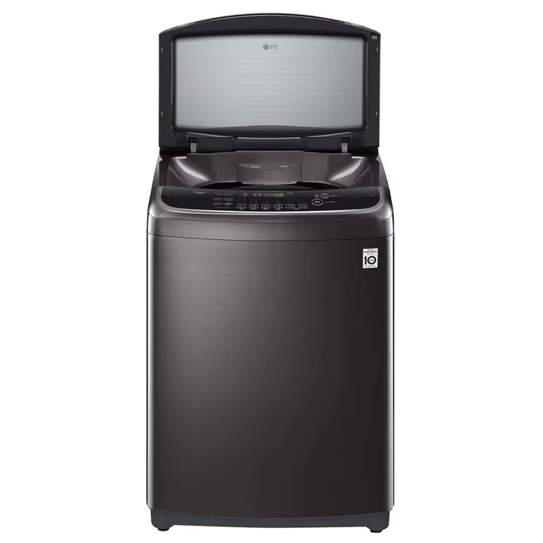 غسالة ملابس اوتوماتيك ال جي انفرتر تحميل علوي - 14 كجم - أسود - T1466NEHGB