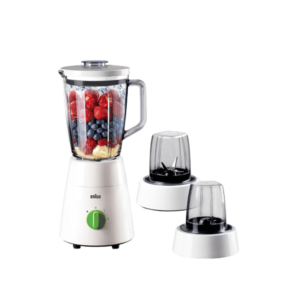 JB0123WH خلاط 3*1 براون - 500 وات - أبيض