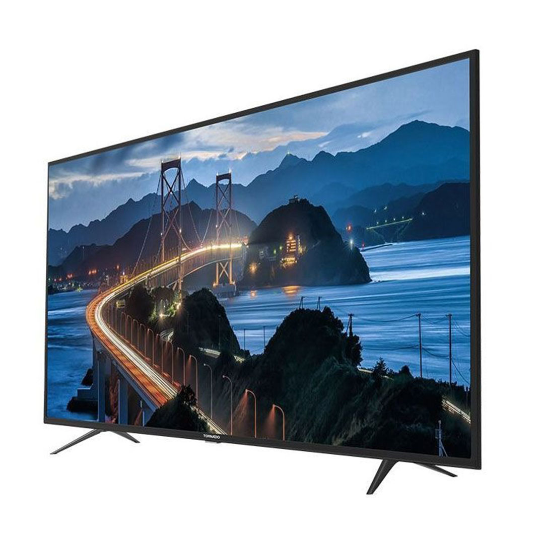 تلفزيون تورنيدو 58 بوصة 4K سمارت - DLED - WiFi - أسود - 58US1500E