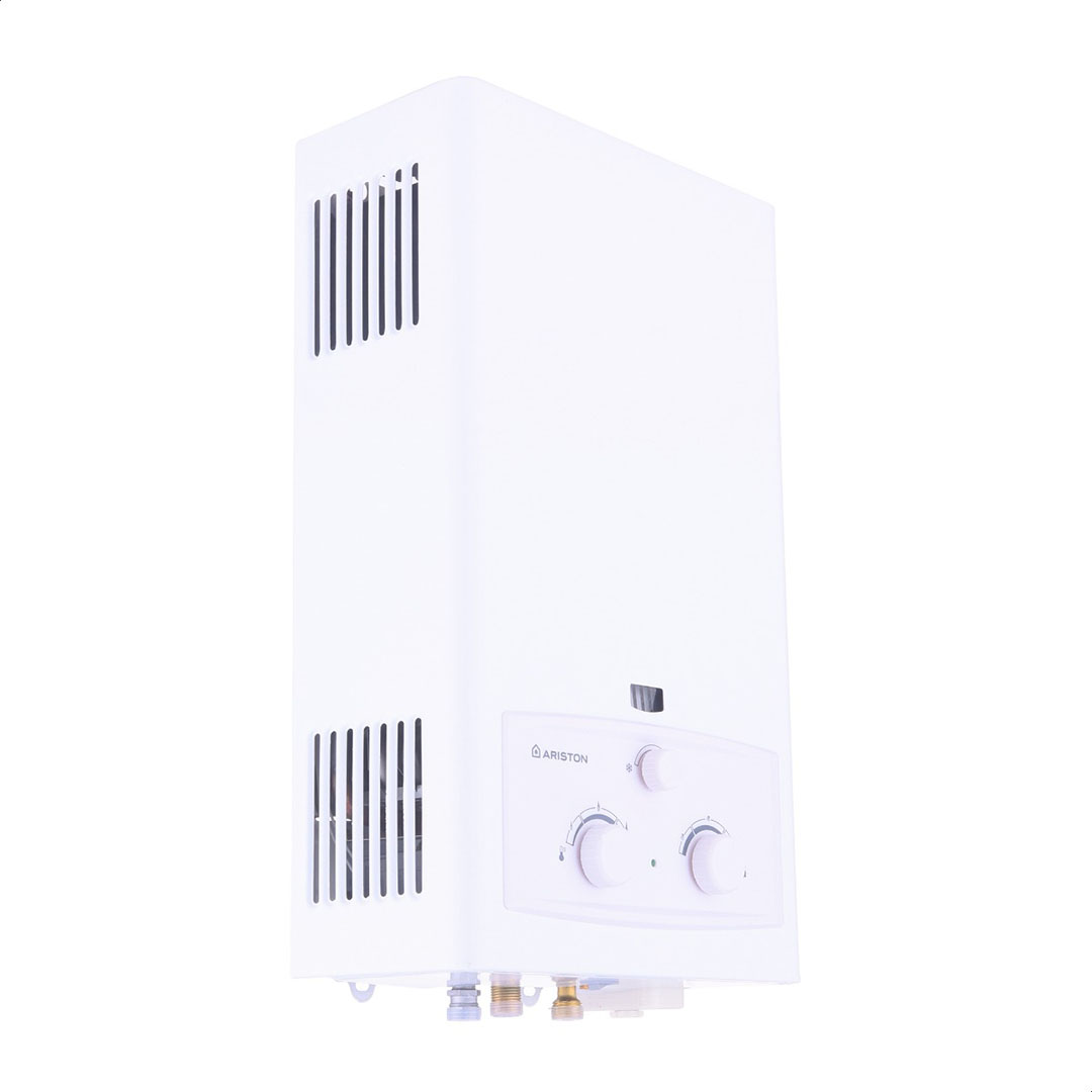 سخان مياه غاز اريستون - 10 لتر - ابيض - DGI 10L DF NG