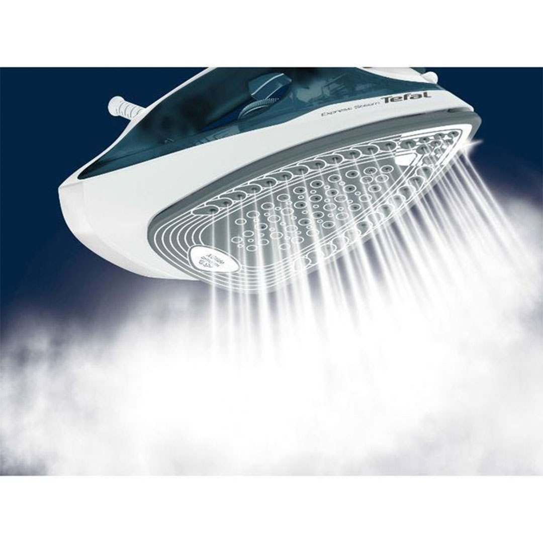 مكواة بخار تيفال اكسبريس ستيم - 2200 وات - أزرق بوريل - FV2831E2