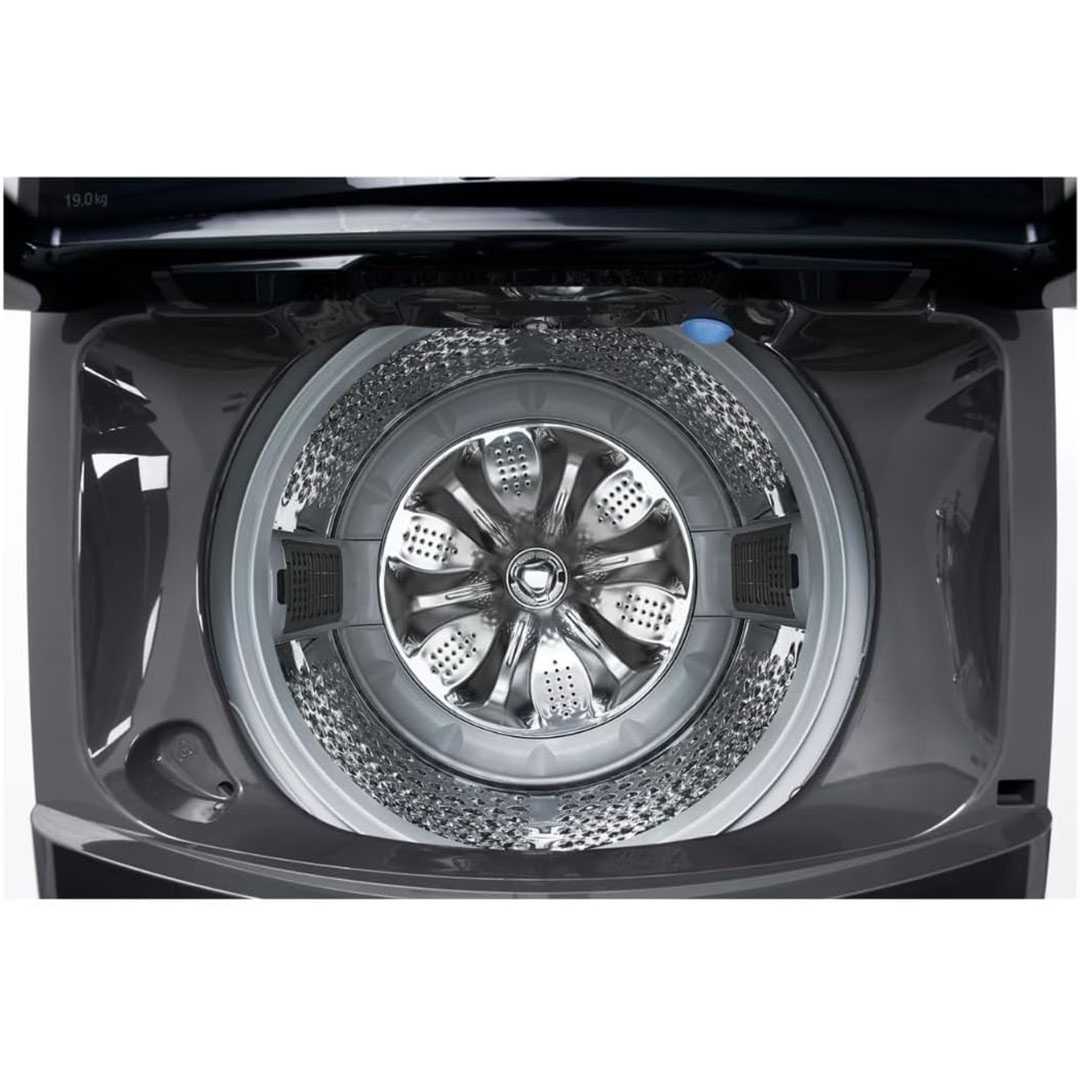 غسالة ملابس ال جي تحميل علوى - 19 ك - رمادي غامق - T19H3SDHT2