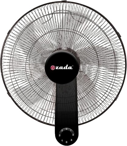 ZWF-50 مروحة حائط - 18 بوصة - أسود