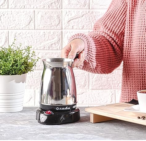 ZCP-760 كنكة قهوة كهربائية - فضي