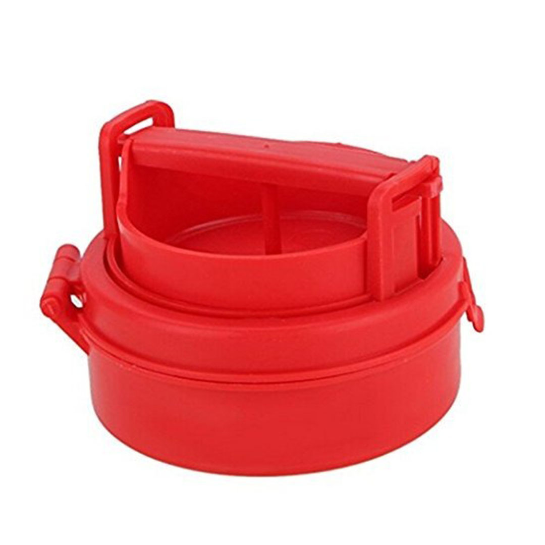 مكبس برجر بلاستيك - أحمر