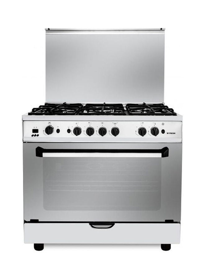 بوتجاز فريش بلازا ستانلس ستيل - 5 شعلة - فضي