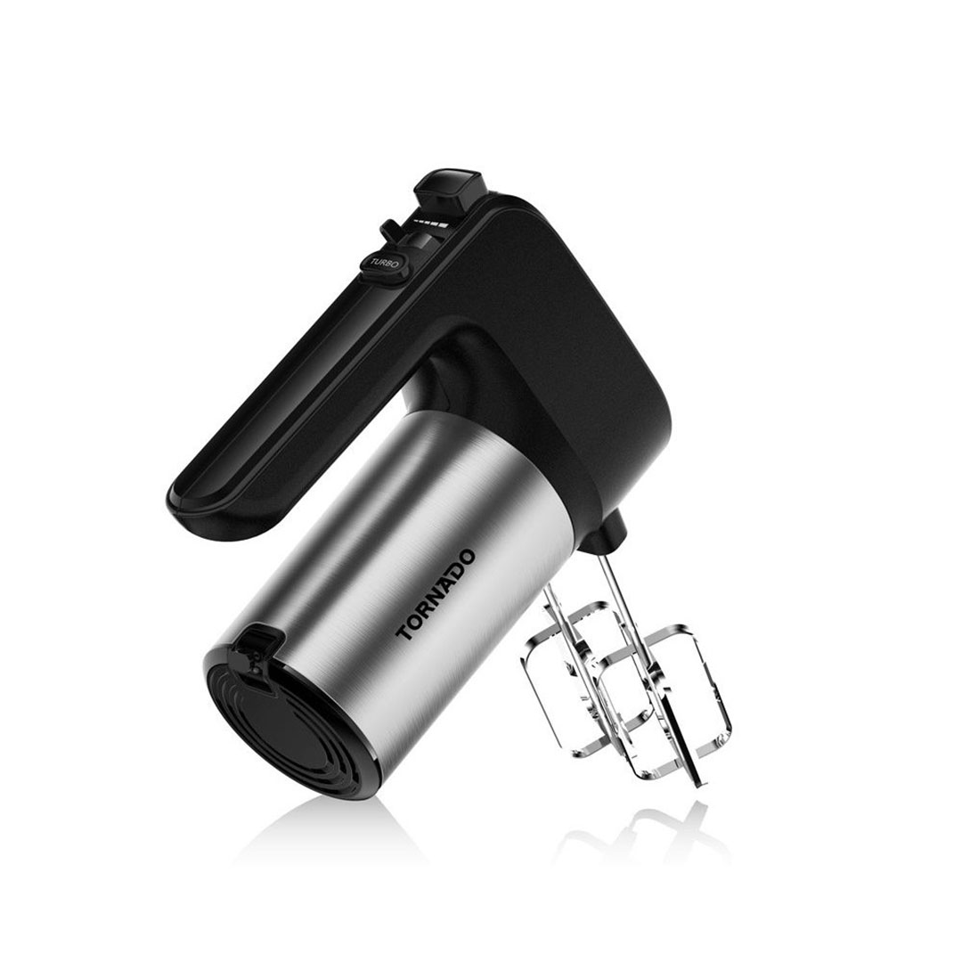 مضرب بيض تورنيدو - 300 وات - أسود / فضى - THM-300W