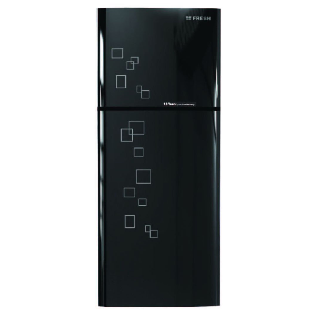 ثلاجة نوفروست - 397 لتر - 2 باب - أسود - FNT-BR470KGB