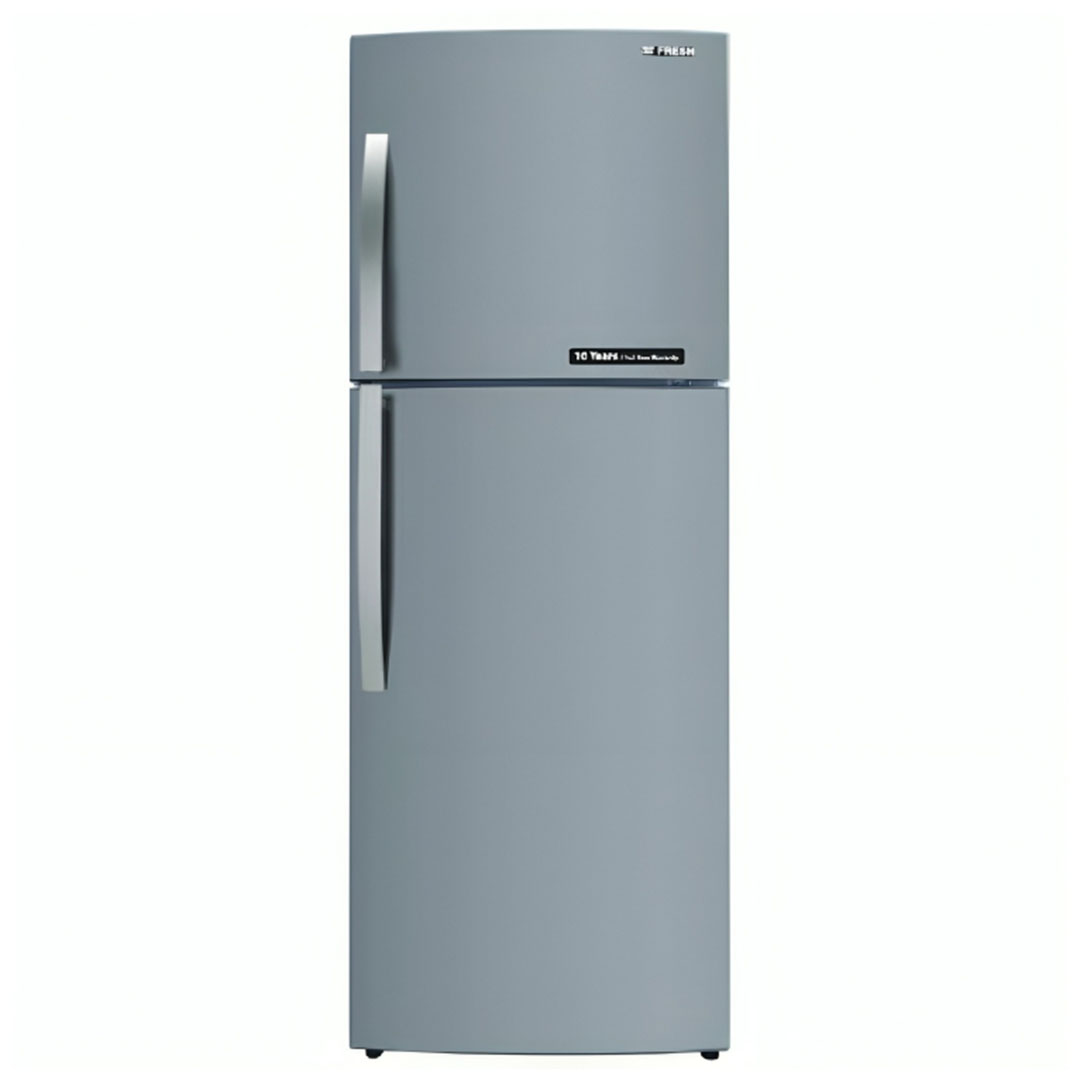 ثلاجة فريش نوفروست - 397 لتر - 2 باب - فضي - FNT-B470CT