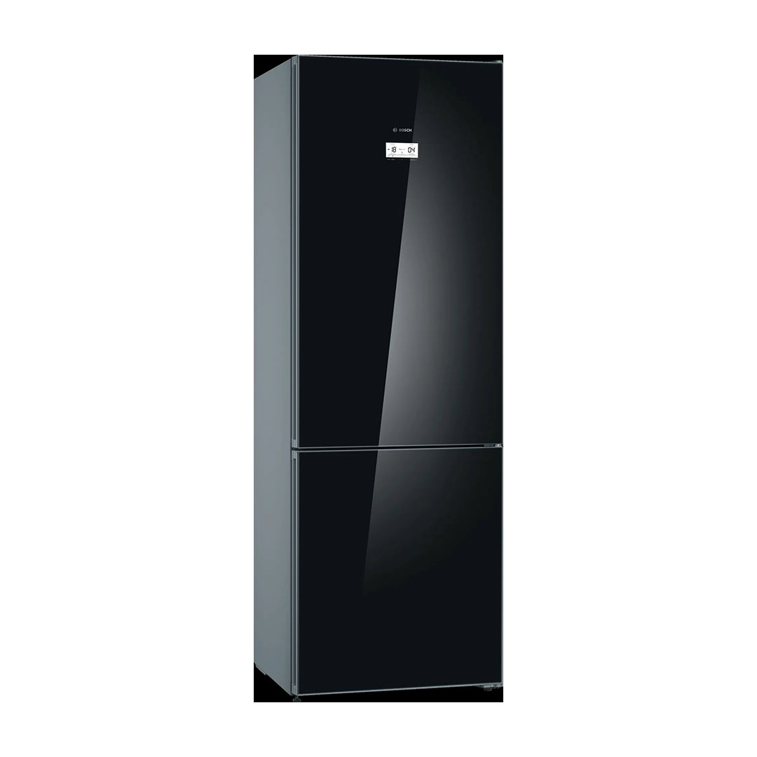 ثلاجة بوش نوفروست - 435 لتر - 2 باب - أسود - KGN49LB30U