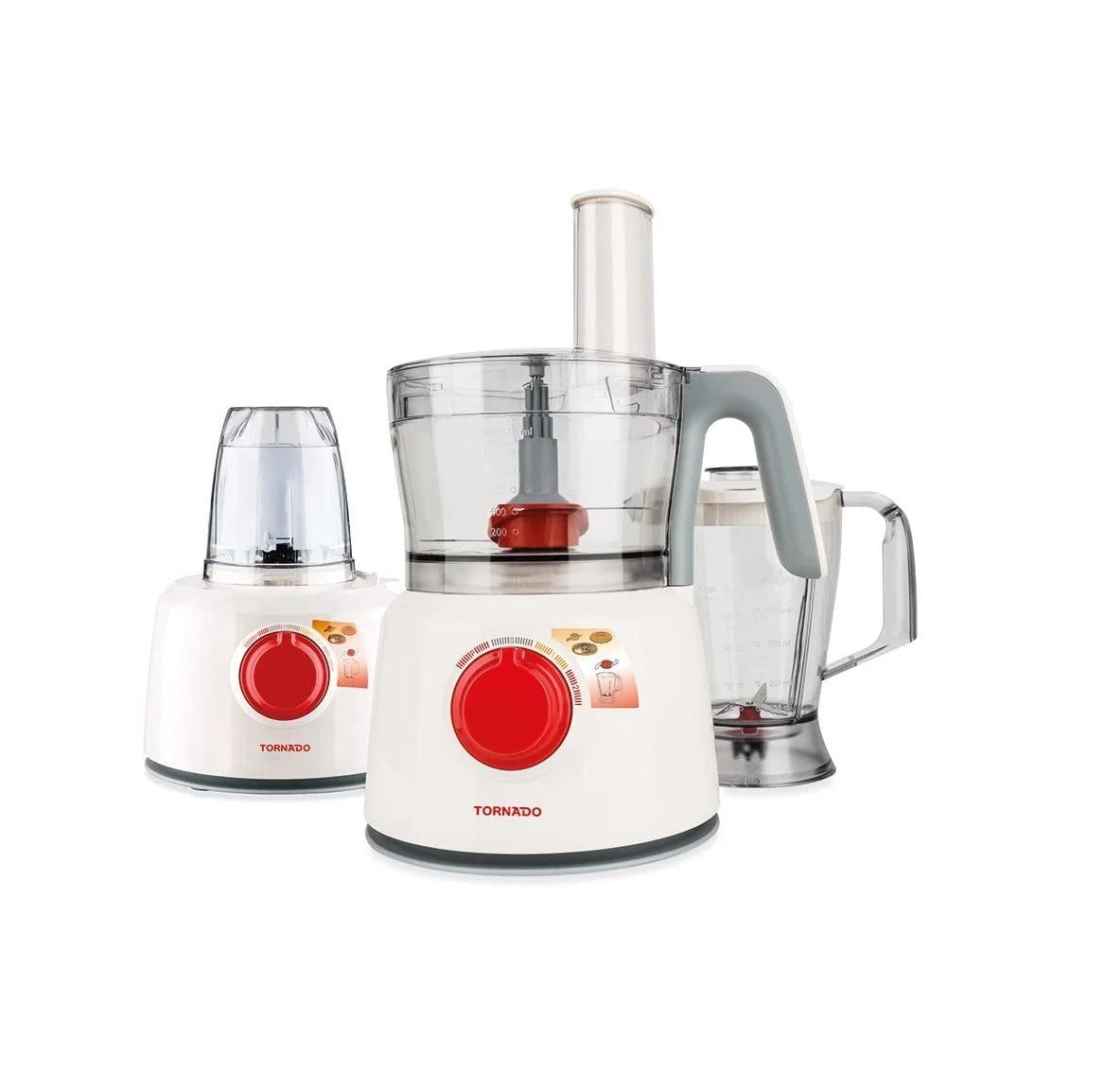 TFP-1000CC محضر طعام كهربائي تورنيدو - 1000 وات - أبيض