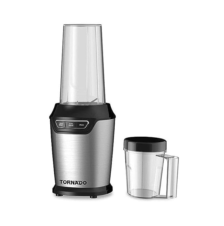 TBL-1000W Tornado خلاط كهربائي - 1000 وات - أسود/فضي