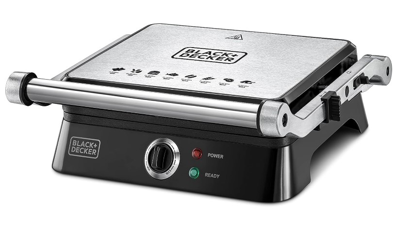 بلاك أند ديكر ماكينة صنع الساندوتشات - 1400 وات - أسود - CG 1400-B5