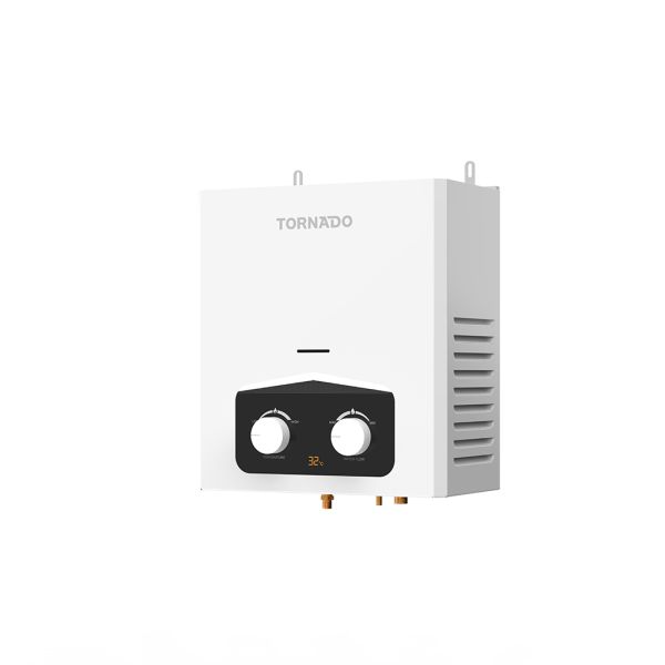 سخان مياة غاز تورنيدو - 6 لتر - أبيض - GH-MP6SN-W