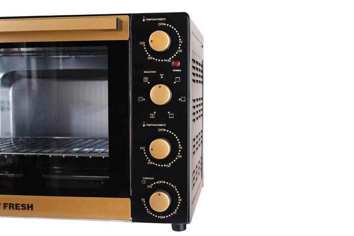 فرن فريش كهربائي - 65 لتر - أسود - FR-6503RCL