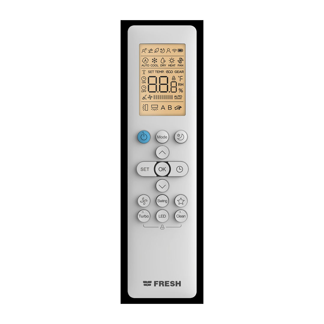 تكييف فريش سبليت تربو - 1.5 حصان - بارد بدون بلازما - أبيض - FUFW12C\IW