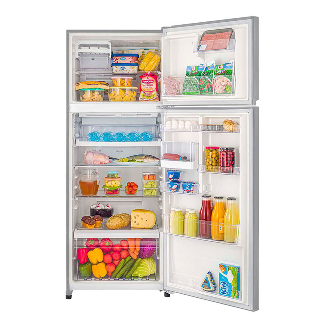 ثلاجة تورنيدو إنفرتر نوفروست - 395 لتر - فضي - RF-51FTV-SL