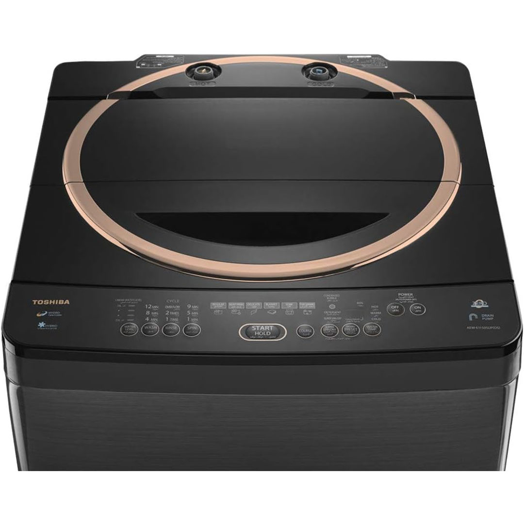 Toshiba غسالة فوق أوتوماتيك - تحميل علوي - 11 كجم - فضي - AEW-E1150SUP(DS)