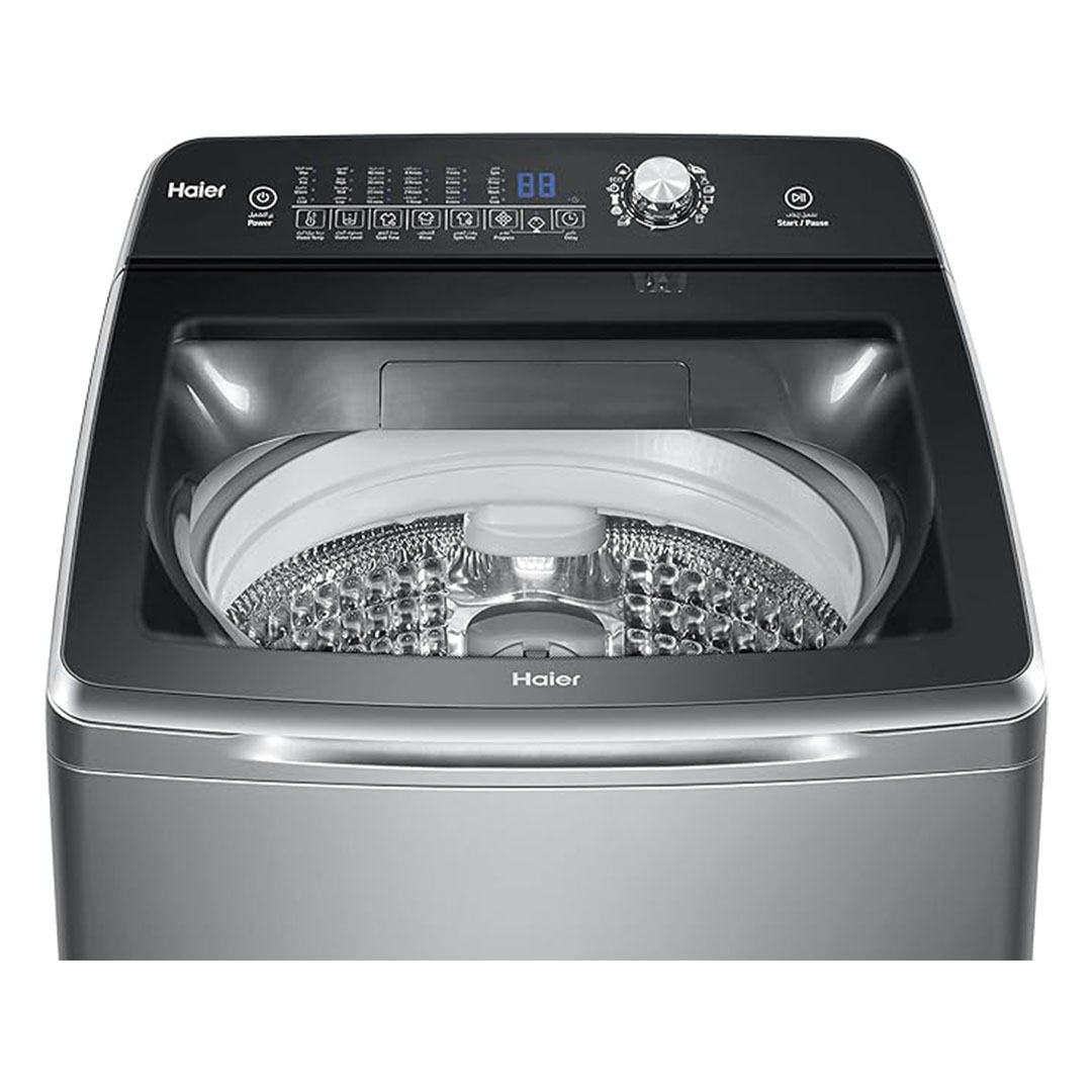 Haier غسالة فوق أتوماتيك - تحميل علوي - 14 كيلو - فضي - HWM140-1678S