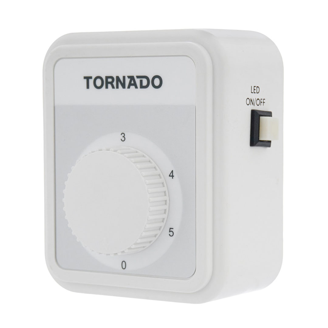 مروحة سقف تورنيدو - 56 بوصة - 3 ريشة - أبيض - TCF56L