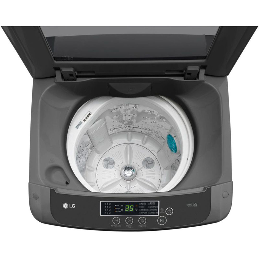 LG غسالة فوق أوتوماتيك - تحميل علوي - 11 كيلو - رمادي - T1164NEHGB