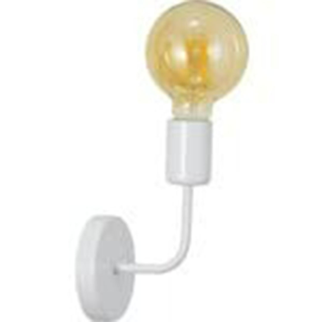 ابليك حائط معدن - أبيض