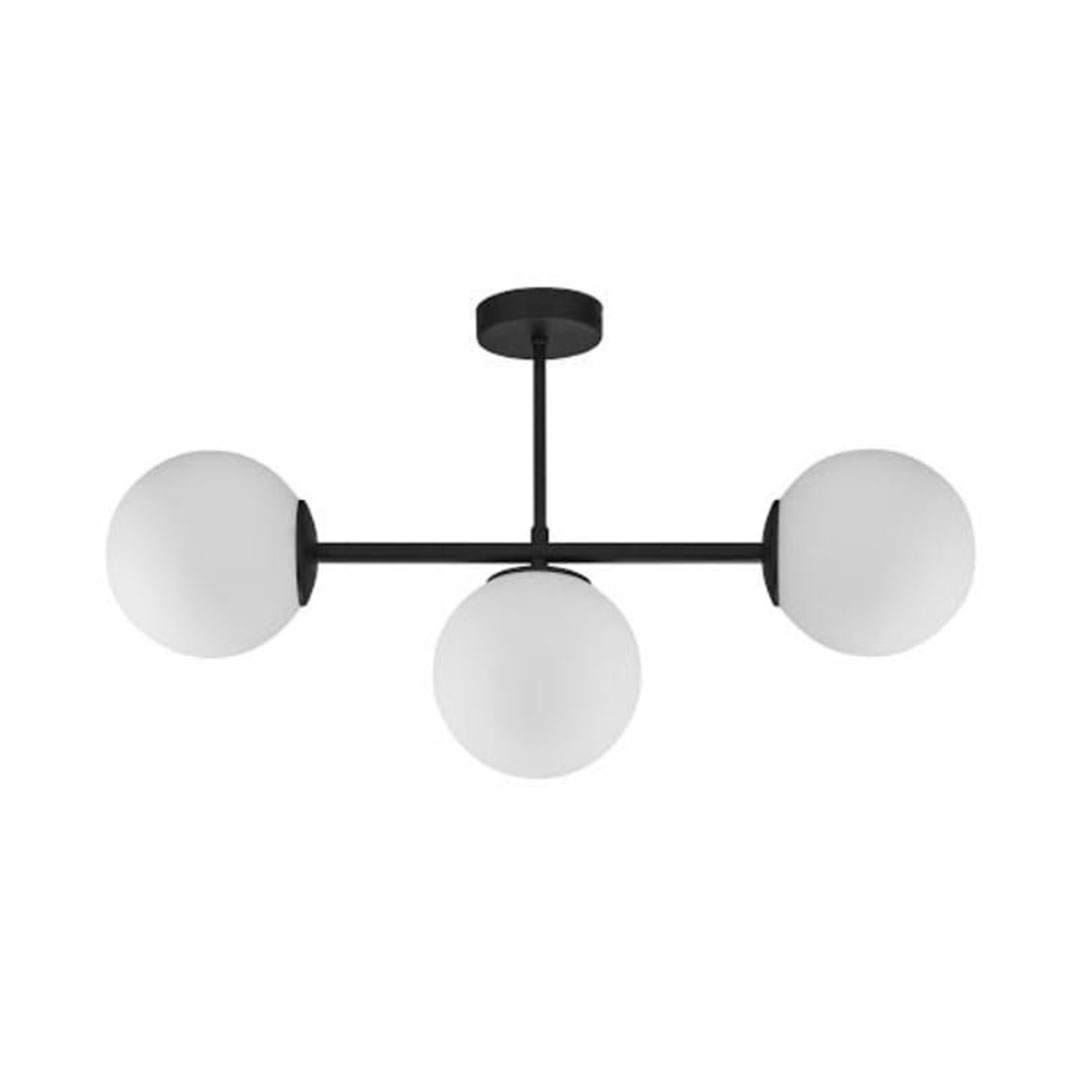 نجفة تراك ثلاثية 1/1 - أسود