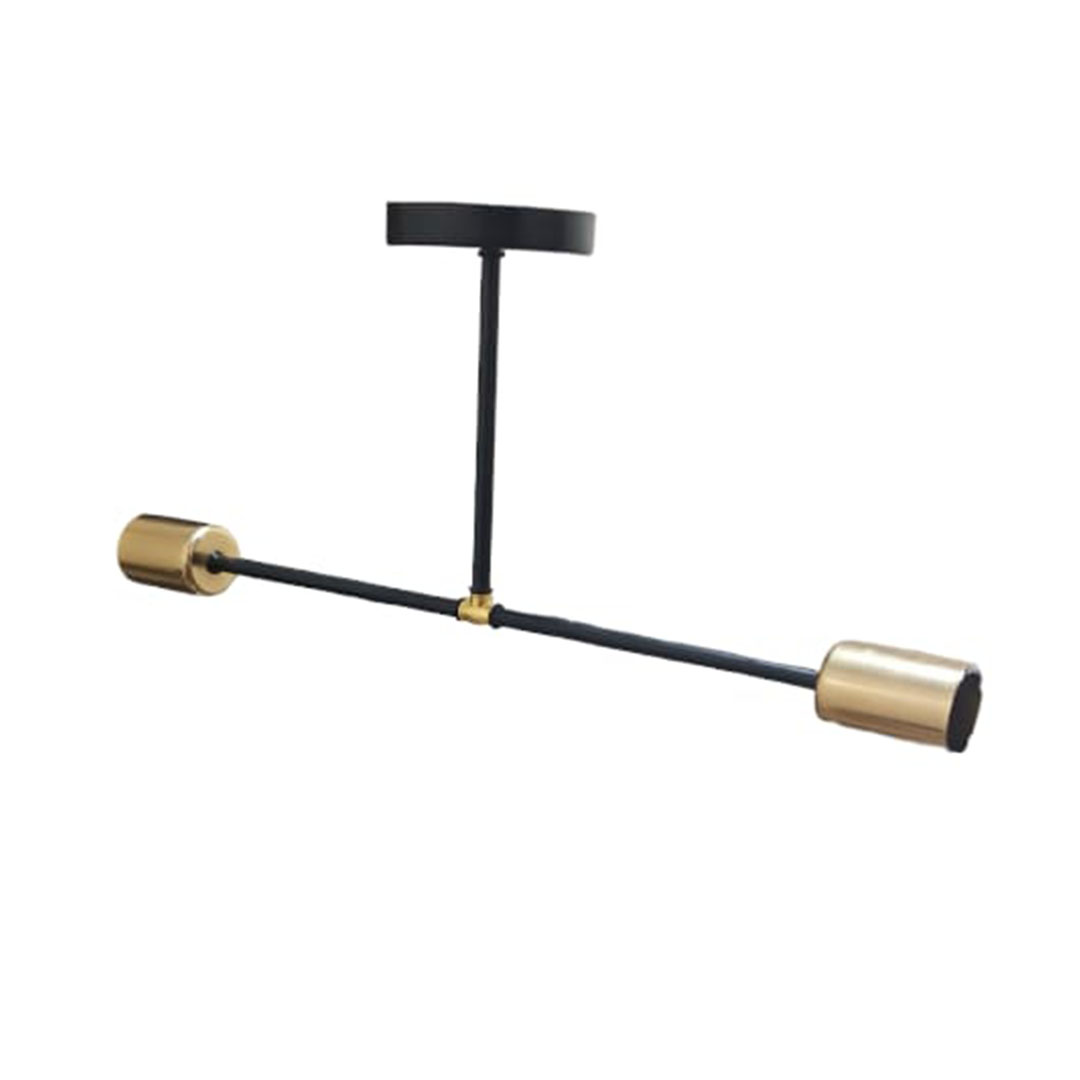 نجفة مزدوجة - ذهبى/أسود