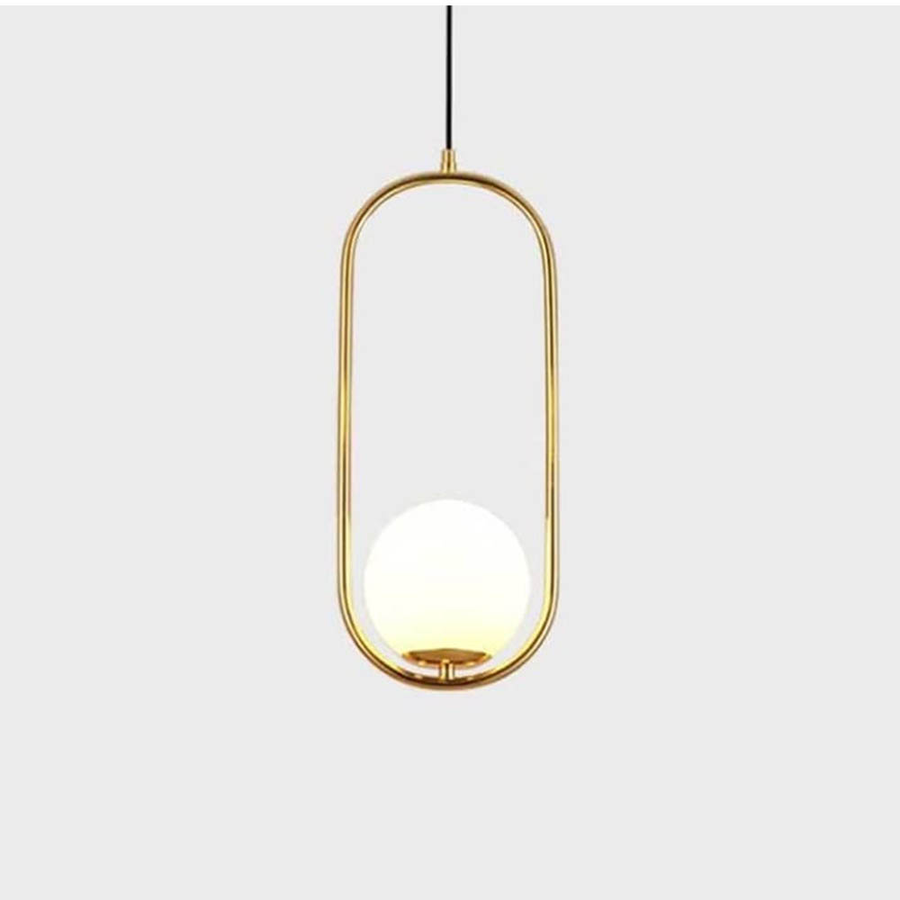 وحدة إضاءة بيضاوي - ذهبى