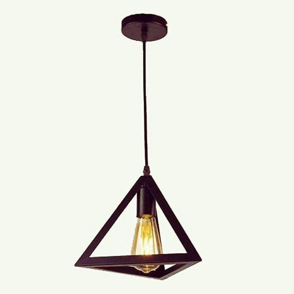 وحدة إضاءة مثلث - أسود