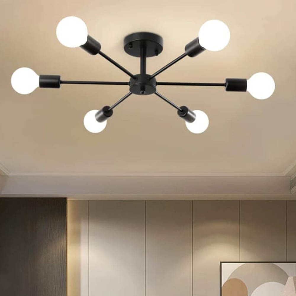 نجفة بيانو سداسية - أسود