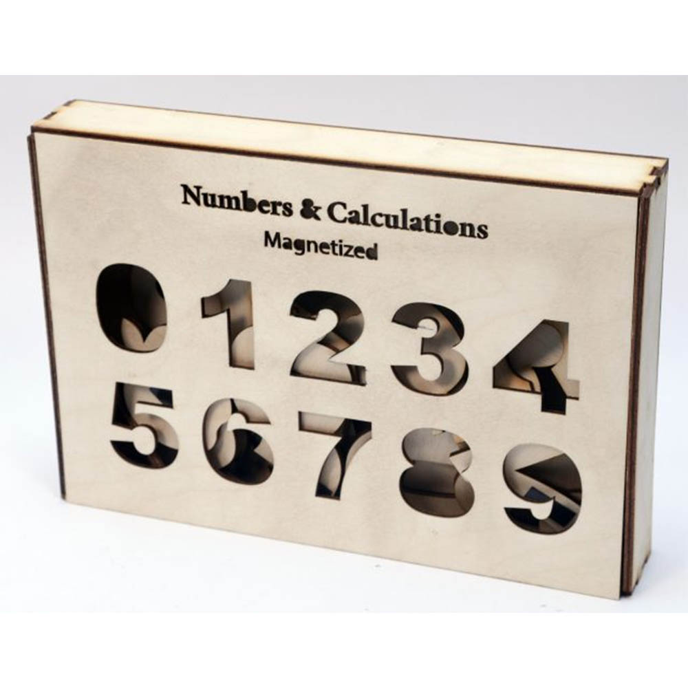 لعبة خشبية - الأرقام و العمليات الحسابية - انجليزي