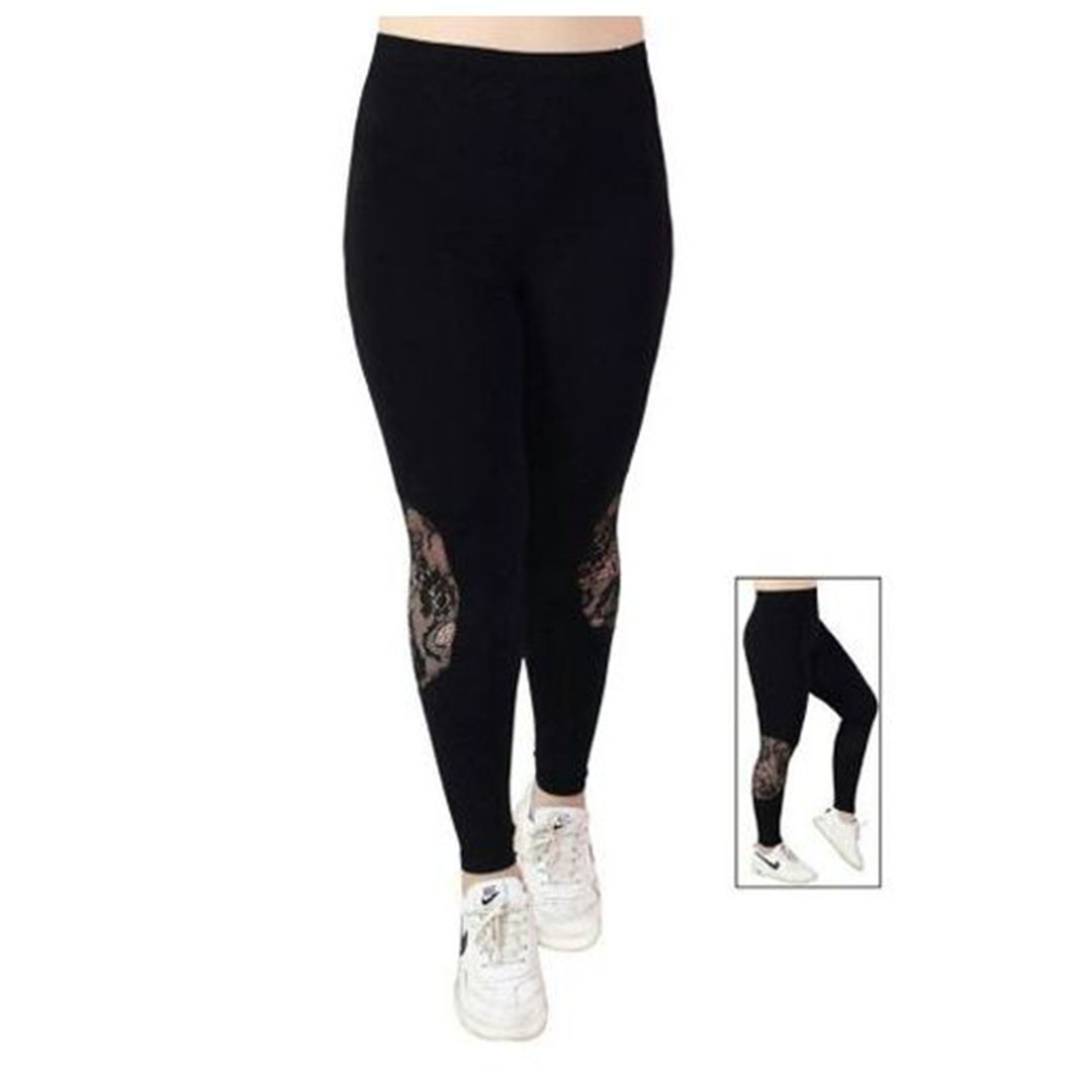 AM-R16 بنطلون رياضي حريمي - أسود