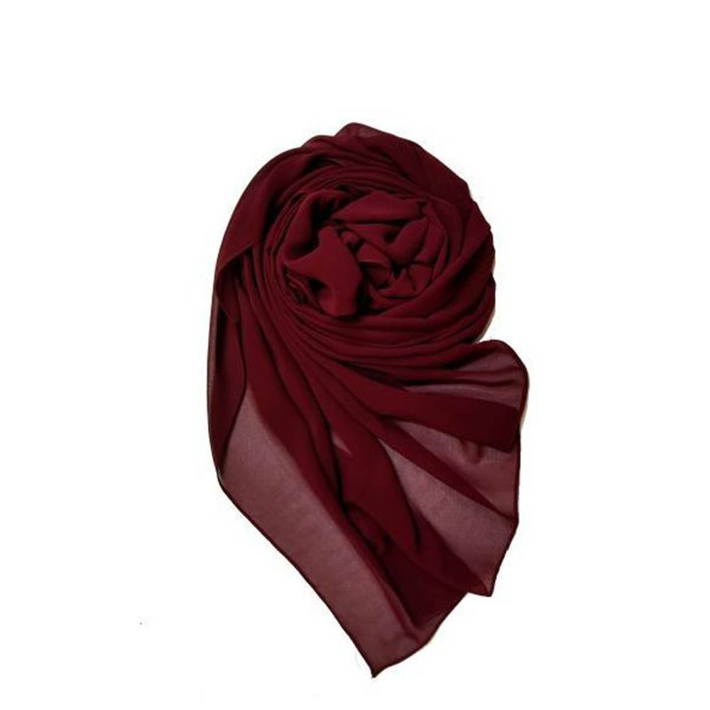 طرحة شيفون كريب سادة - نبيتي