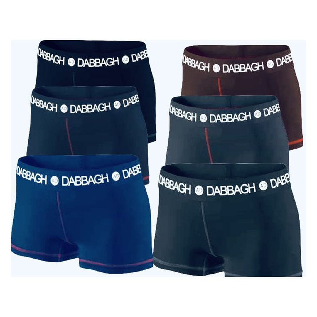 بوكسرات ساده رجالي - 6 قطع