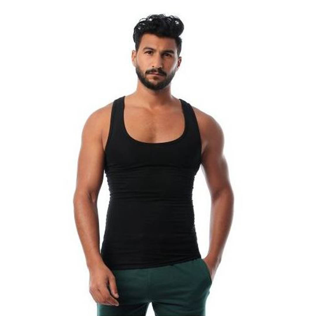 فانلة قطن حمالات رجالي - 3 قطع