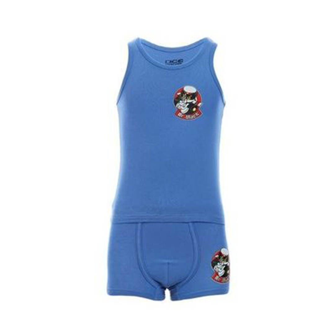 طقم بوكسر و فانلة حمالة اولادي - 3 قطع