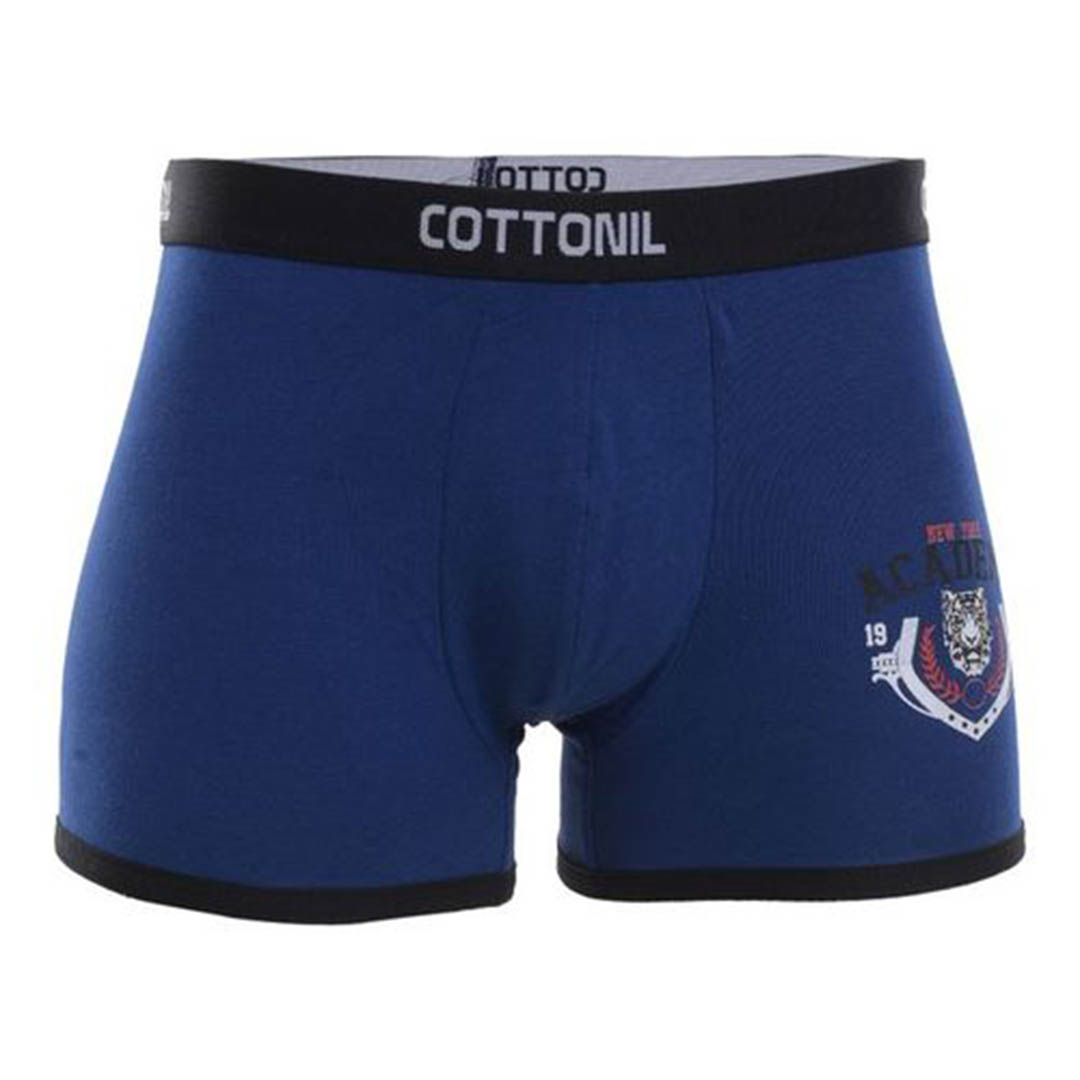 بوكسر قطن رجالي بطباعة - 3 قطع