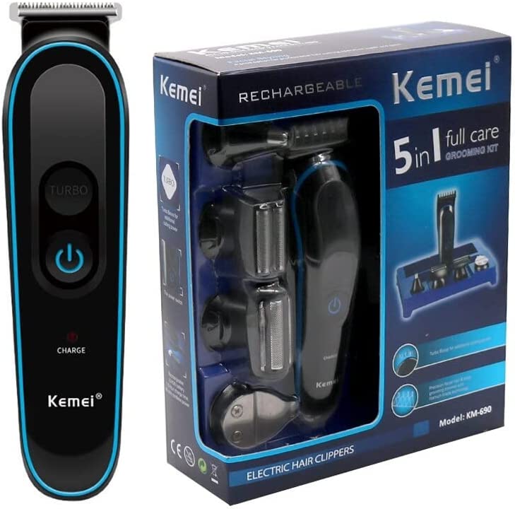 KM-690 5 فى1 ماكينة حلاقة كهربائية للرجال