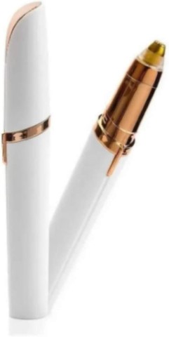 جهاز إزالة شعر الحواجب - أبيض/ذهبي