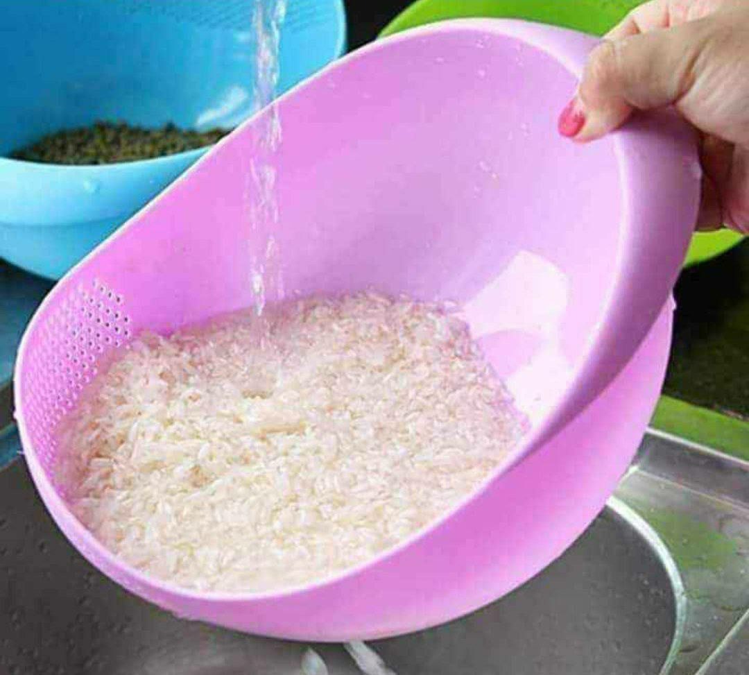 مصفاة أرز بلاستيك