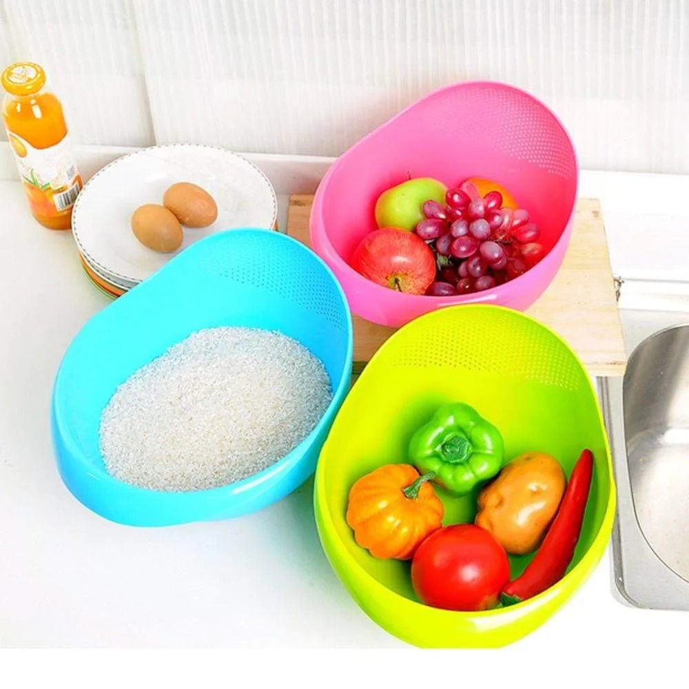 مصفاة أرز بلاستيك